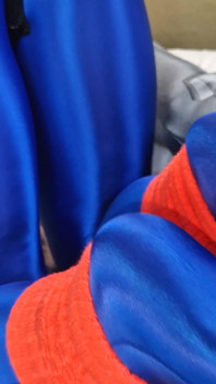 POV Monika Juicy Blue Zentai Workout Fitness