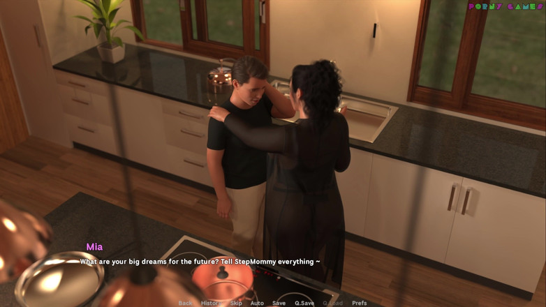 Porny Games: Soție exibiționistă de Wihte Foam - mama vitregă oferă o mână...