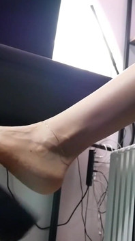Ballet Flats Dangling Ignore Fetish Foot Worship