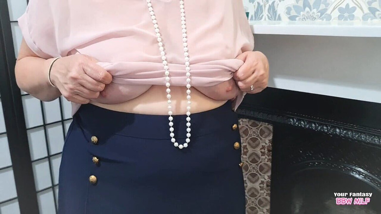 BBW_Wife: Ruinieren sie stiefmutter janes strumpfhosen mit deinem sperma - BBW-amateur-MILf