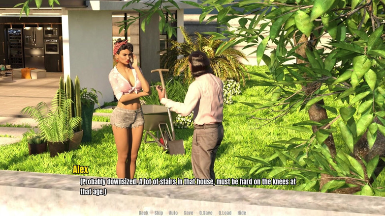 LustSaga: La casa de la abuela 4 - Aiko le da a Alex...