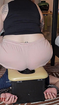Sitztraining für meinen dicken arsch