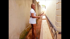 African Beauties: BDSM černá trojka s Bagzkizz