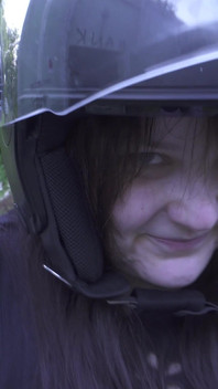 Look at My Boobs on a Motorcycle!