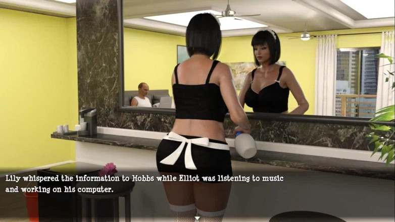 Dirty GamesXxX: Lily of the valley: housemaid with a butt plug in...