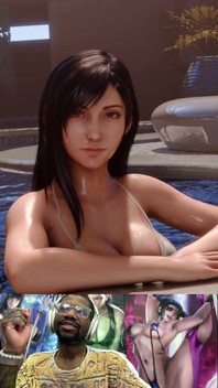 Big Huge Milky Breast Ass Tifa Shows You Her Tasty Milkies
