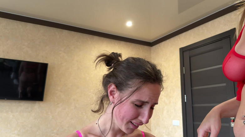 Hottie goddess: Cheek Pull Punishment POV