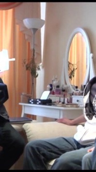 Morena follada por su pareja después de una entrevista