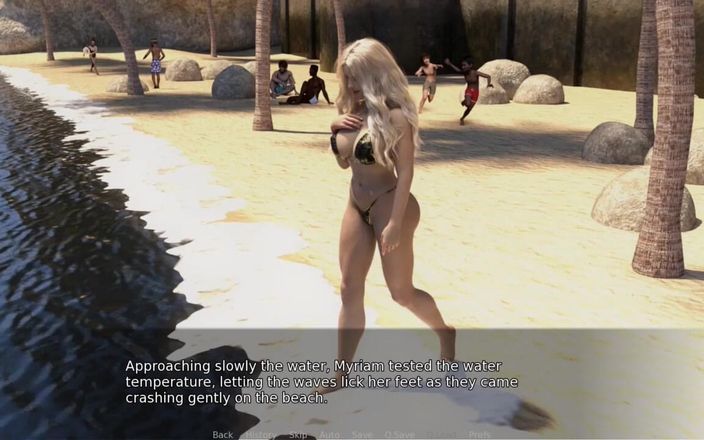 Neon2520: Project Myriam Gameplay #38 Fucking with a Stranger at the Beach