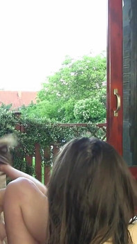 Cute Girls Having Lesbian Fun in a Jacuzzi and Splashing Around While Theyre Busy Kissing