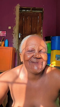 Big Beautiful Busty Granny Wanted to Taste My Cum