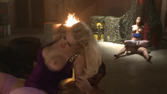 DARVASEX: Ejen Panas Adegan 1 Si rambut coklat panas dan blonde dalam...