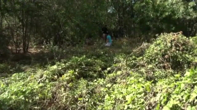 Gaybareback: Straight used by twink gay in ehxib wood outdoor cruising