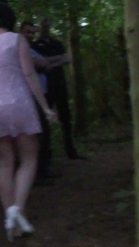 Naughty Brunette MILF Heads Into the Woods for a Dirty Dogging Mission