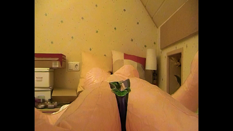 Mark Hannes: Bambola del sesso con una sega nella figa scopa masturbazione