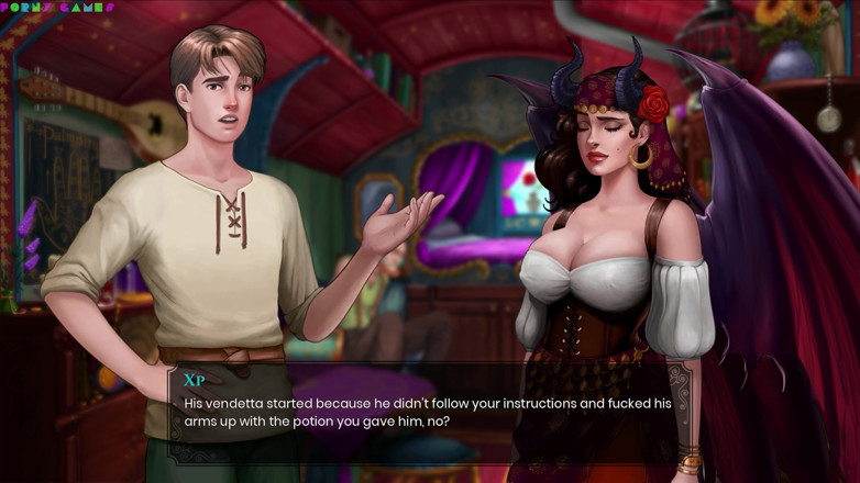 Porny Games: What a Legend! Sex with Sexy Gispsy, in the Magical...