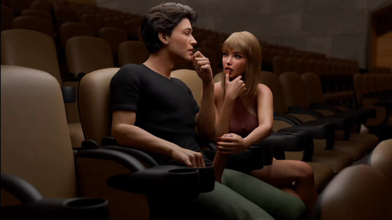 Sex anime taboo: Sneaky Fuck in Movie Theatre with My New Friend