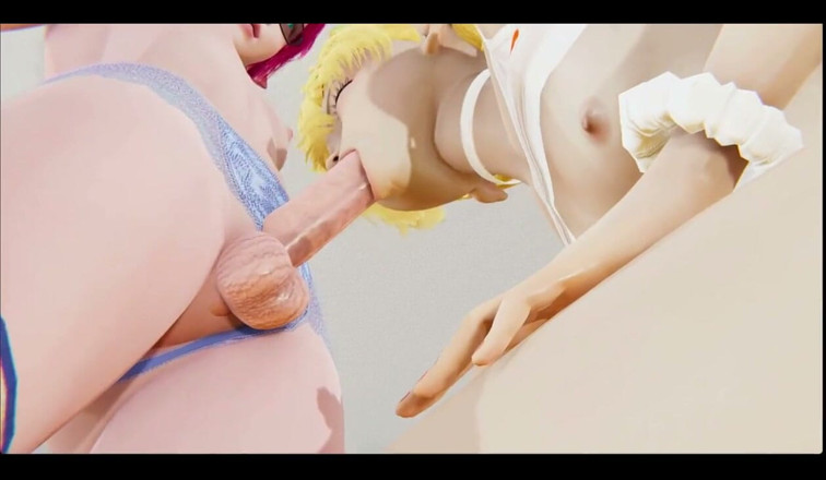 Yaoitube: Yaoi Video - 2 Femboys Obciąganie i seks analny z creampie - Anime...