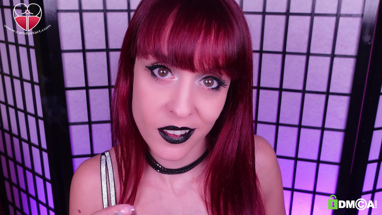 Candystart Videos: Fumando closeup lábios pretos