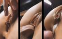Close up fetish: Fucking Pussies with Big Labia and Creampie Close-up