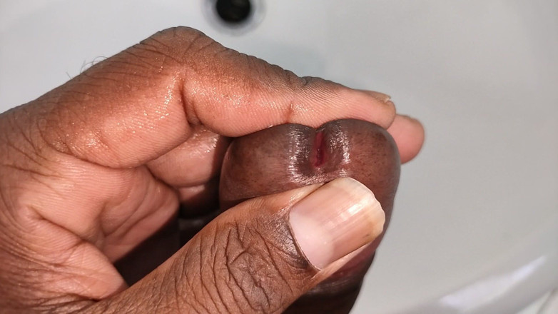 Blackcock83: My Big Black Cock Masturbating Video 2