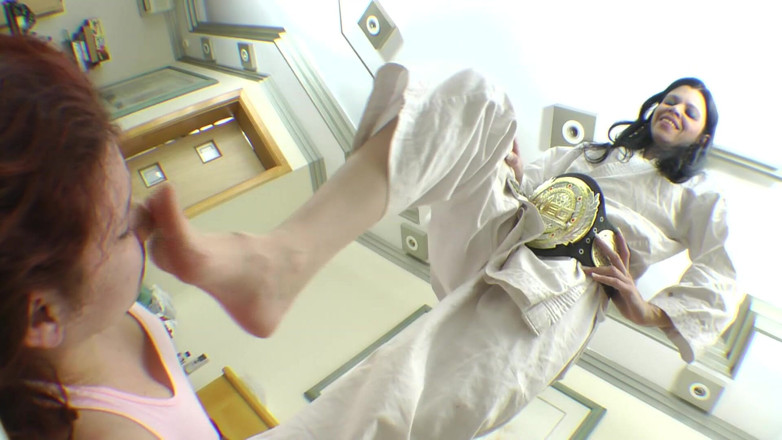 FetishKing: Karate Lezdom Top Feets Girls and Real Hard Domination