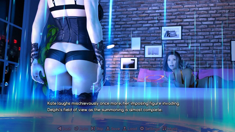 Cum in Futa: Succubus Summon Futa Hentai Game Ep.3 Belly Bulge From the...