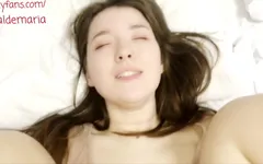 Happiness Is in Hard Anal. This Is Her First Hardcore Interracial Anal for a Cute Asian Girl.