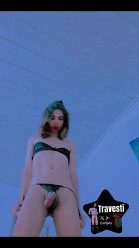 I'm a Naughty Taking off My Coat and Getting Naked in My Panties and Bra