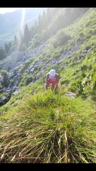 Gode della montagna con una bella vista !!