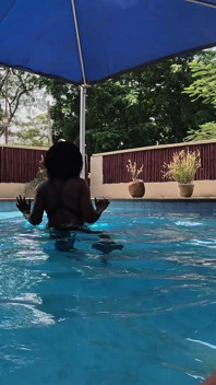 He Suddenly Pulls My Bathing Suit to the Side and Fucks Me in the Pool