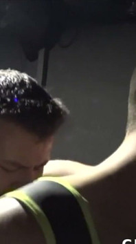 Slut Creampied by His Friend Big Dick