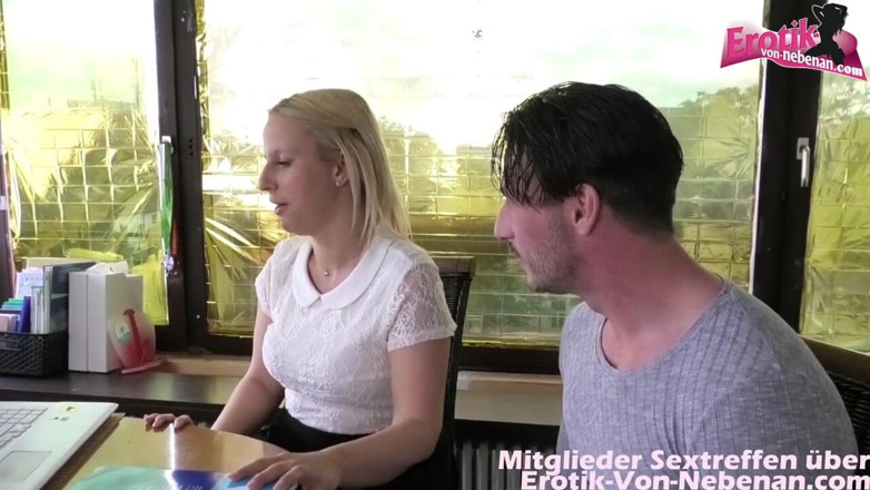 Erotik Von Nebenan: ครูเย็ดนักเรียนสาวเยอรมันผมทองส่วนตัว