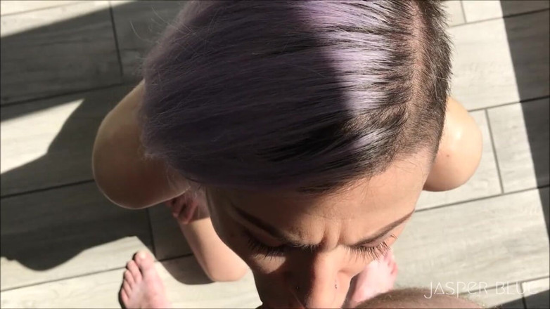 Jasper Blue: Flashing cumslut