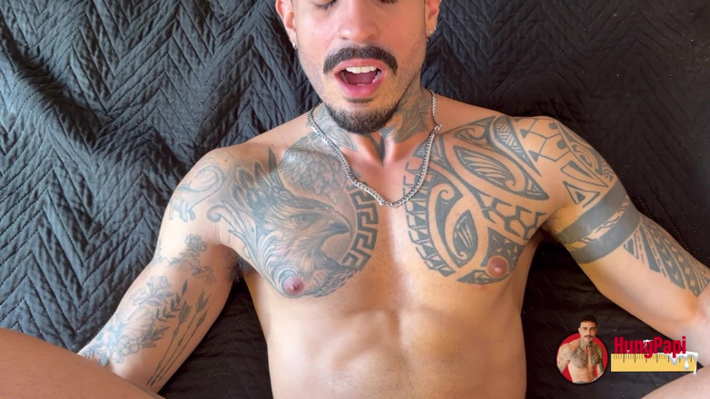 Hung Papi: Ricky Xl Fucks Azael Maluma Bareback Hung Tatted Latino Thug...