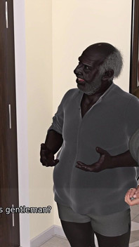 Bimbo blondýnka přibitá sousedovým černým staříkem