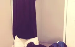 Motorcycle Stud Air Humping in a Straitjacket