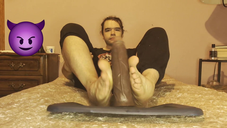 Miss Dimples: Pós-treino BBC Dildo Punheta Com Os Pés