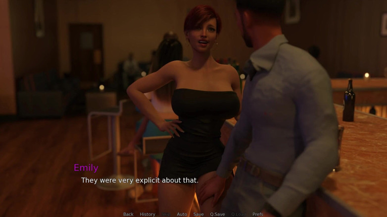 Adultgameplayvideos studio: Baru berkahwin - S1 Ep2 - Emily Menunjukkan pepeknya kepada semua orang...
