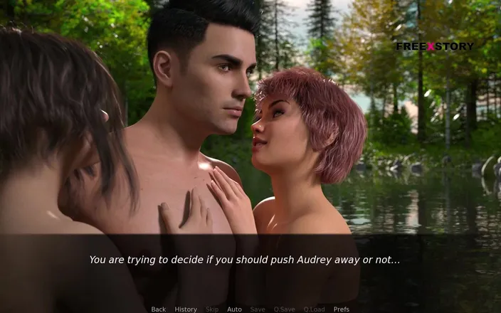 3D cartoon porn: Dusklight Manor - Sex Scene 9 - Jhon Having Fun with Audrey &amp; Lizzie...