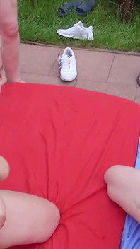 Outdoor gangbang with the MILF Miss Loly and the teen Zecke Laura - Only users are invited