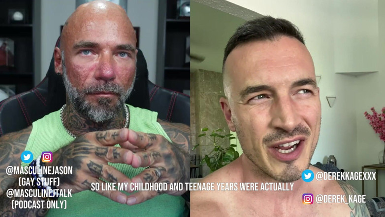 Raw and Uncensored with Masculine Jason: Porn Star Confessions - Derek Cage (episode 87)
