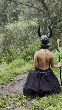 Maleficent Monika Fox Fucked Her Ass Hard with a Staff & Big Dildos with Squirt & Prolapse