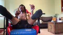 Prince-Cream: Princesleaze Kick Back Nohy nahoru sání a penetrace do krku...