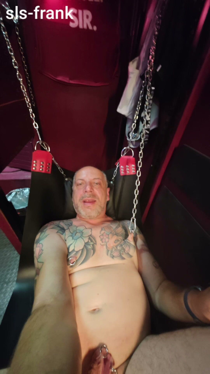 sls-frank: Sls-frank in Gay Kino Frankfurt Am Main Im Sling. Show...