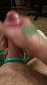 Stroking My Oily Cock