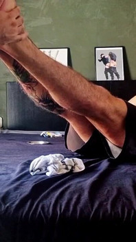 Bearded Master's Feet Massage & Worship by Hairy Muscle Sub