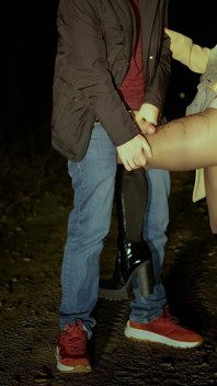 An Incredible Stranger Caught Me Masturbating in a Park