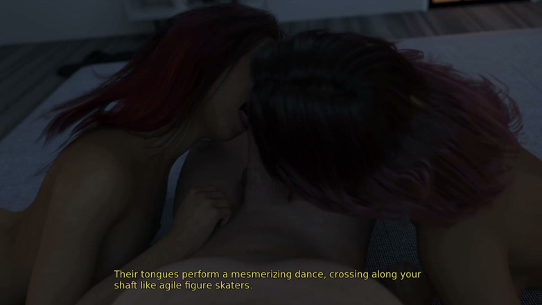 Porn Game Maniac: Unexpected Sex in the Bedroom with a Big Ass Girls