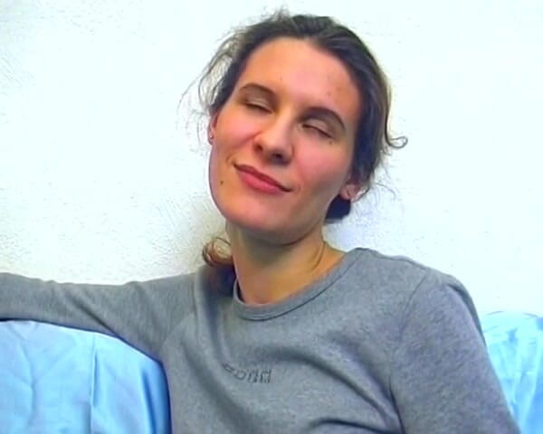 Deutsche Madchen: Pretty Brunette German Babe Shows Her Cunt in Front of...